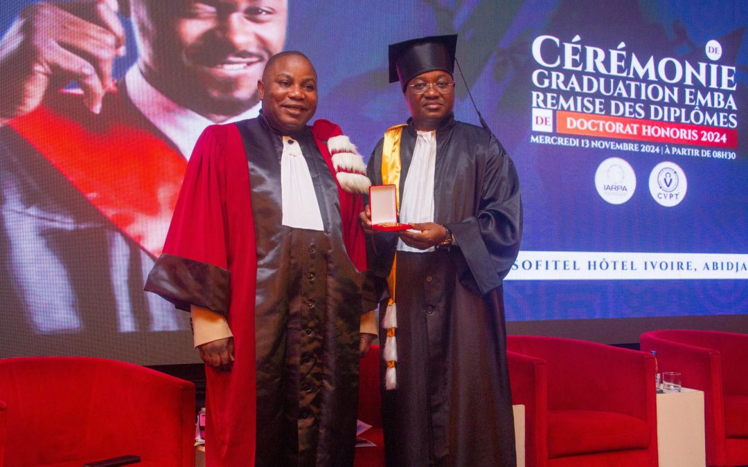 Harouna Kaboré distingué Docteur Honoris Causa par l’École Doctorale du Centre de Valorisation Professionnelle de Tunis