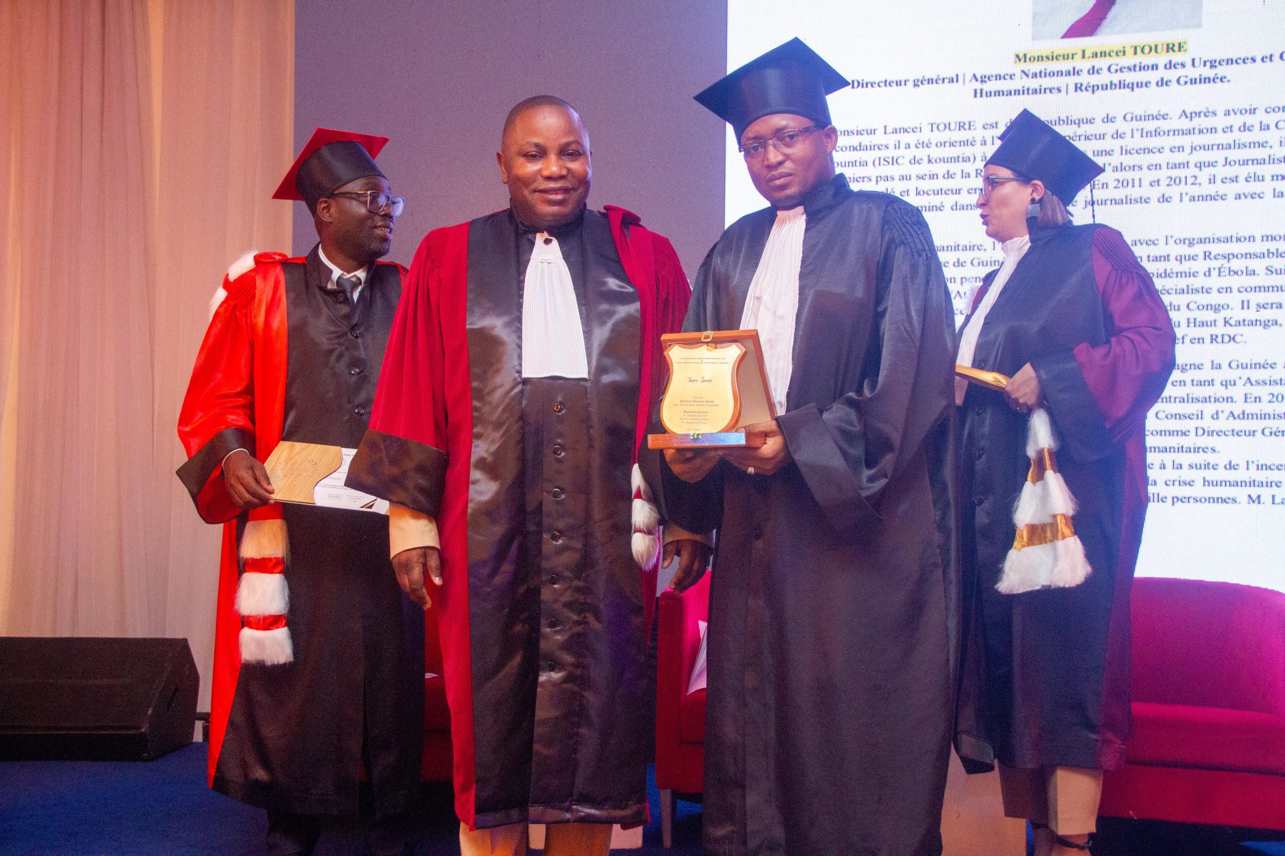 Abidjan : Lancei TOURÉ gratifié du titre de Docteur « Honoris Causa » par le CVPT